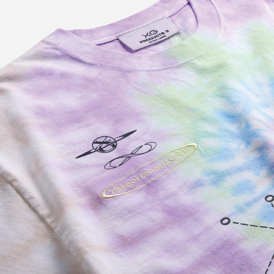 XG TIE-DYED CREW NECK TEE – AFAS LIVE CLICK & COLLECT